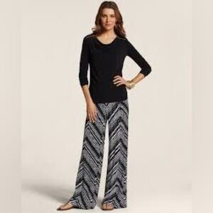 Chico’s | Dotted Zig-Zag Palazzo Pants - Chic - Vacation - Resort